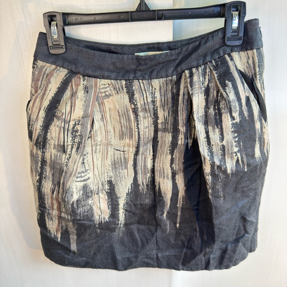 Beth Bowley Silver Gold Mini Skirt